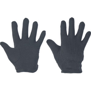 BUSTARD BLACK manusi textile alb