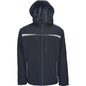 EMERTON STR jacheta softshel neagra de iarna