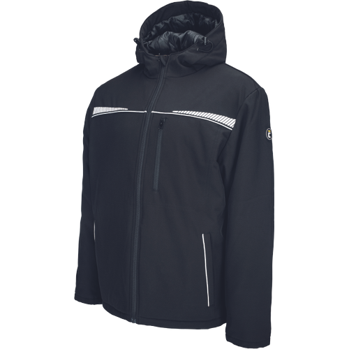 EMERTON STR jacheta softshel neagra de iarna - imagine 3